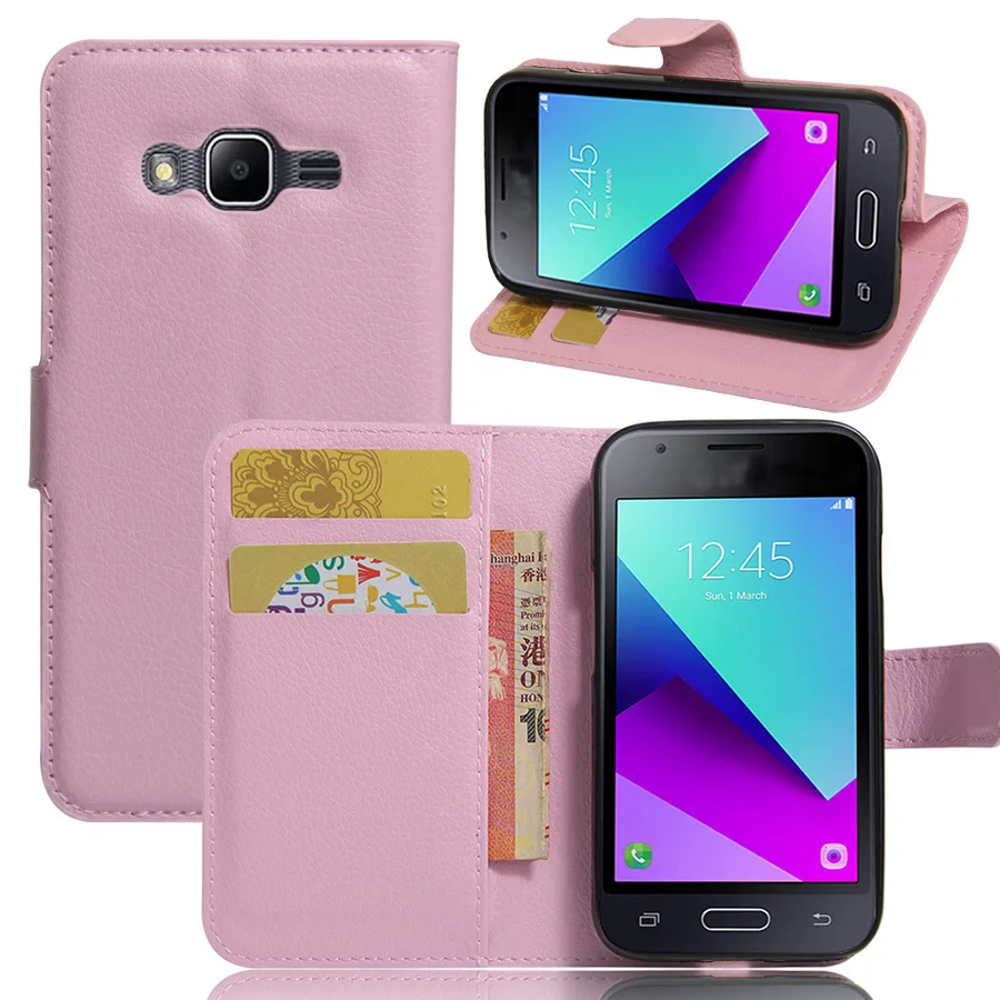 Модный чехол кошелек из искусственной кожи для Samsung Galaxy J106 J1 Mini Prime защитный