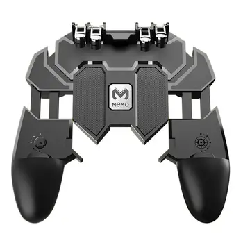 

Mobile Phone Gamepad New Game Helper For PUBG Six Finger All-In-One Mobile Controller Game Free Fire Button Joystick