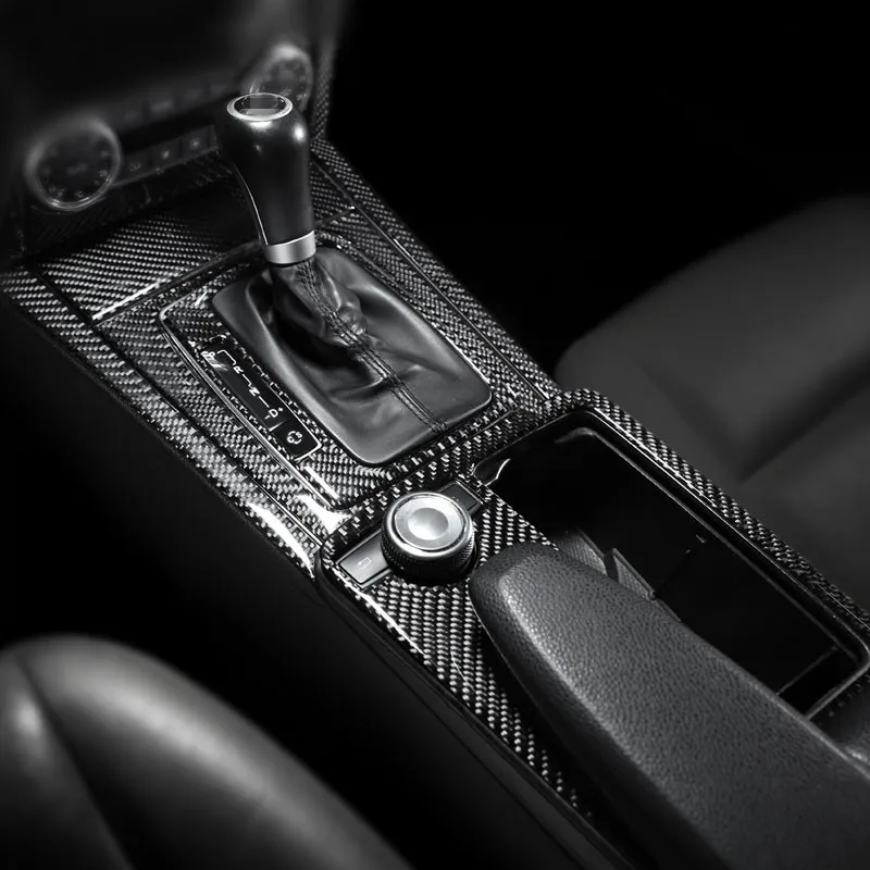 Центральная консоль из углеродного волокна фотоотделка 6 шт. для Mercedes Benz C Class W204