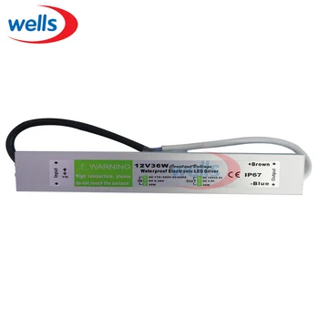 

AC 170V-250V to DC 12V 36W Waterproof IP67 Power Supply outdoor Electronic Transformer for halogen lamp Led Strip Driver Adapte