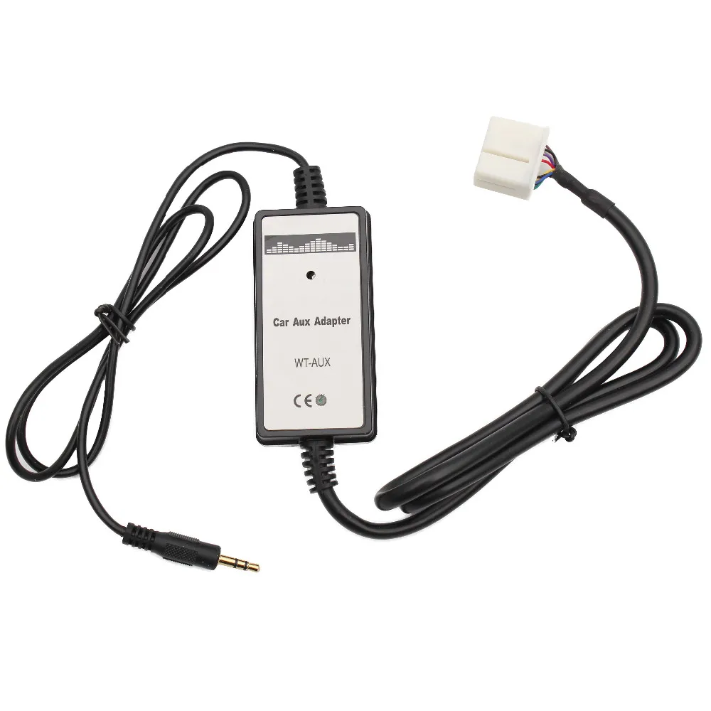 Moonet автомобильный адаптер mp3 вспомогательный 3,5 мм для iphone для Honda Accord Civic Odyssey подходит AUX кабель автомобильный аудио адаптер QX093