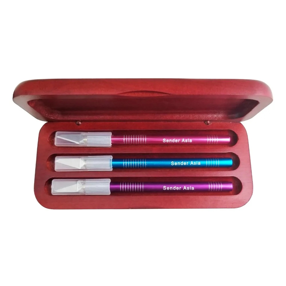 

3 PCS Precision Craft Knife Set with Good Storage Case for Art working Hobby Cutting Trimming Carving