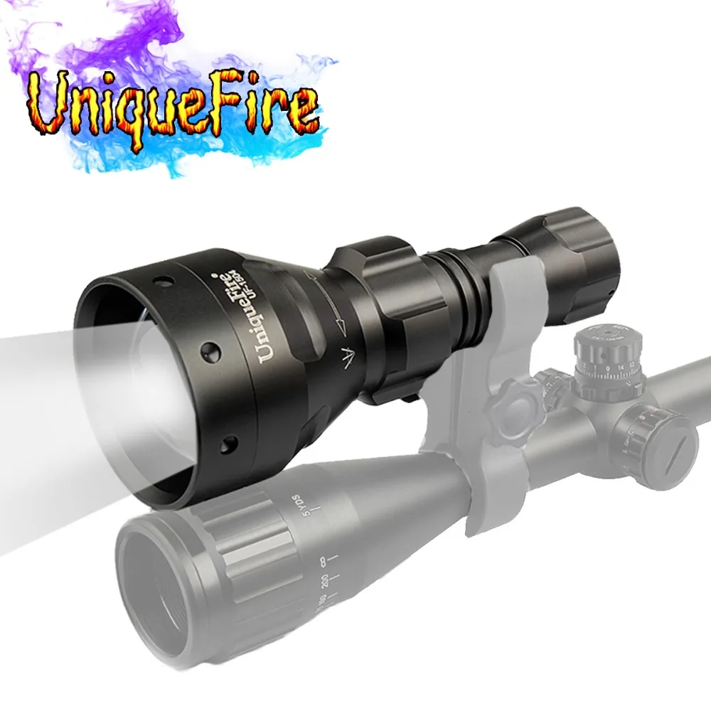 UniqueFire 1504 OSRAM IR 940nm T67 тактический светодиодный инфракрасный фонарик 67 мм выпуклая