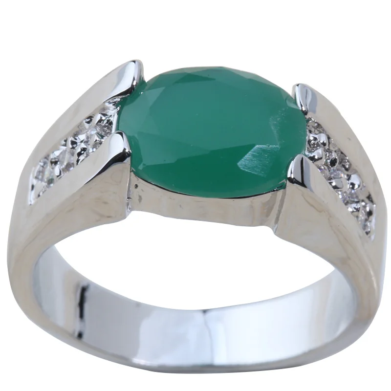 Outstanding Green Zircon Olive Peridot 925 Sterling Silver Ring For Women Size 5 6 / 7 8 9 10 K0375 | Украшения и аксессуары