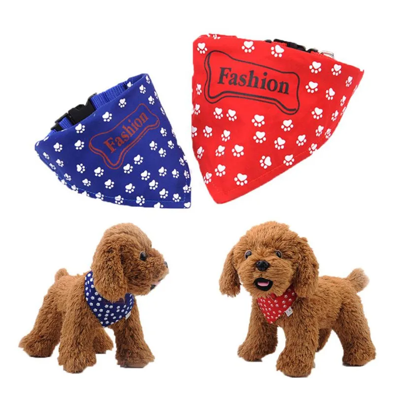 1Pc Pet Scarf Fashion Adjustable Pet Dog Puppy Cat Neck Scarf Bandana