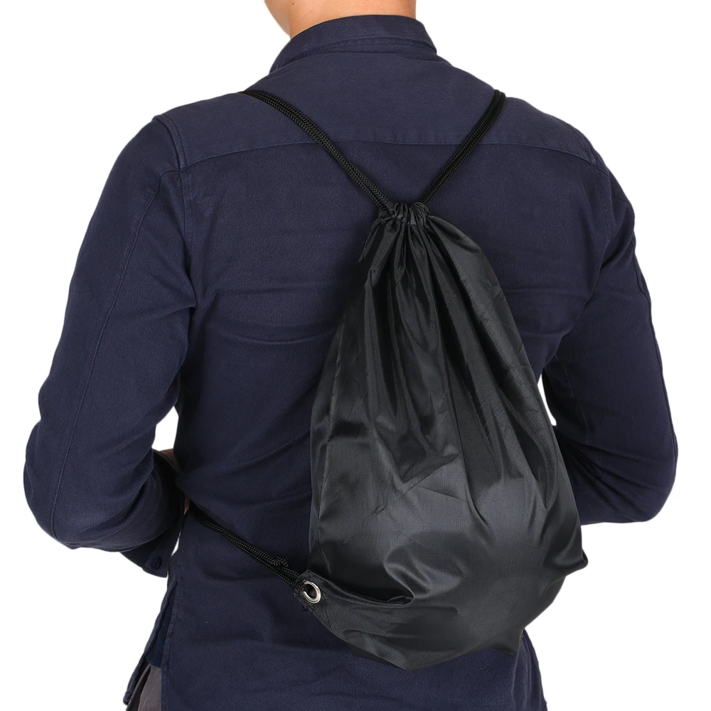 1pc 16L Lightweight Drawstring Backpack Outdoor Sport Gym Sack Pack