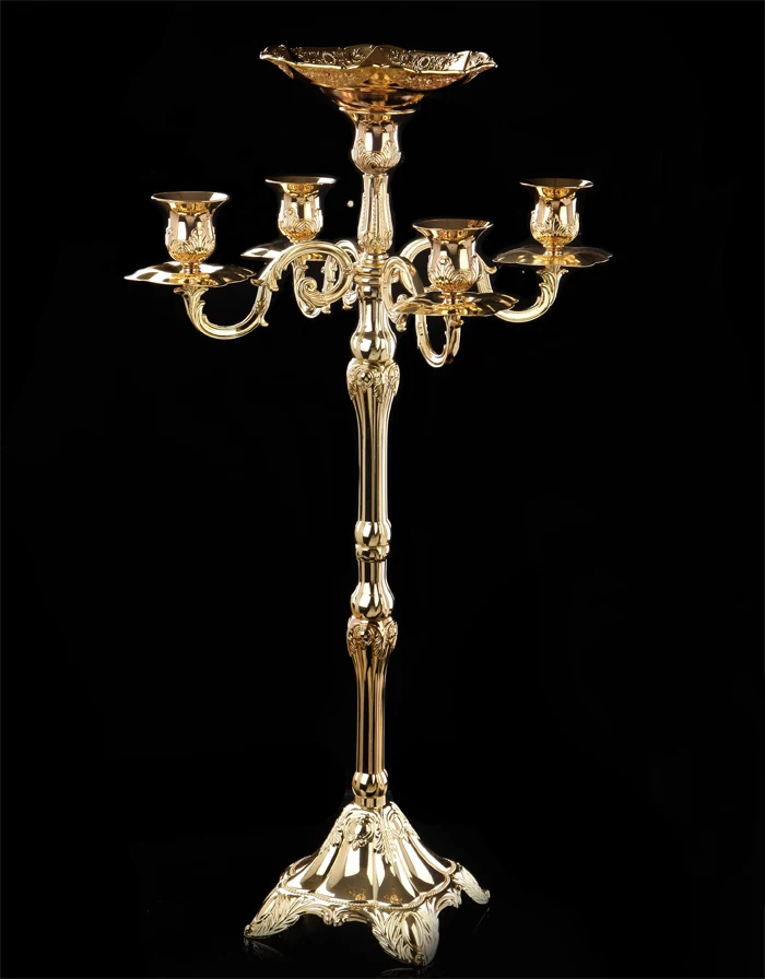 

Floor Metal Candle Holders H67cm Stand Flowers Vase Candlestick As Road Lead Candelabra Centre Pieces Wedding Decoration 2008