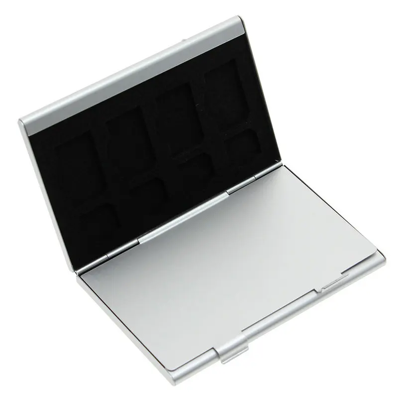 Новейший 15 в 1 Алюминиевый сплав память SIM Micro-Sim карта Pin чехол для хранения коробка протектор для карты 8x Micro SIM карта