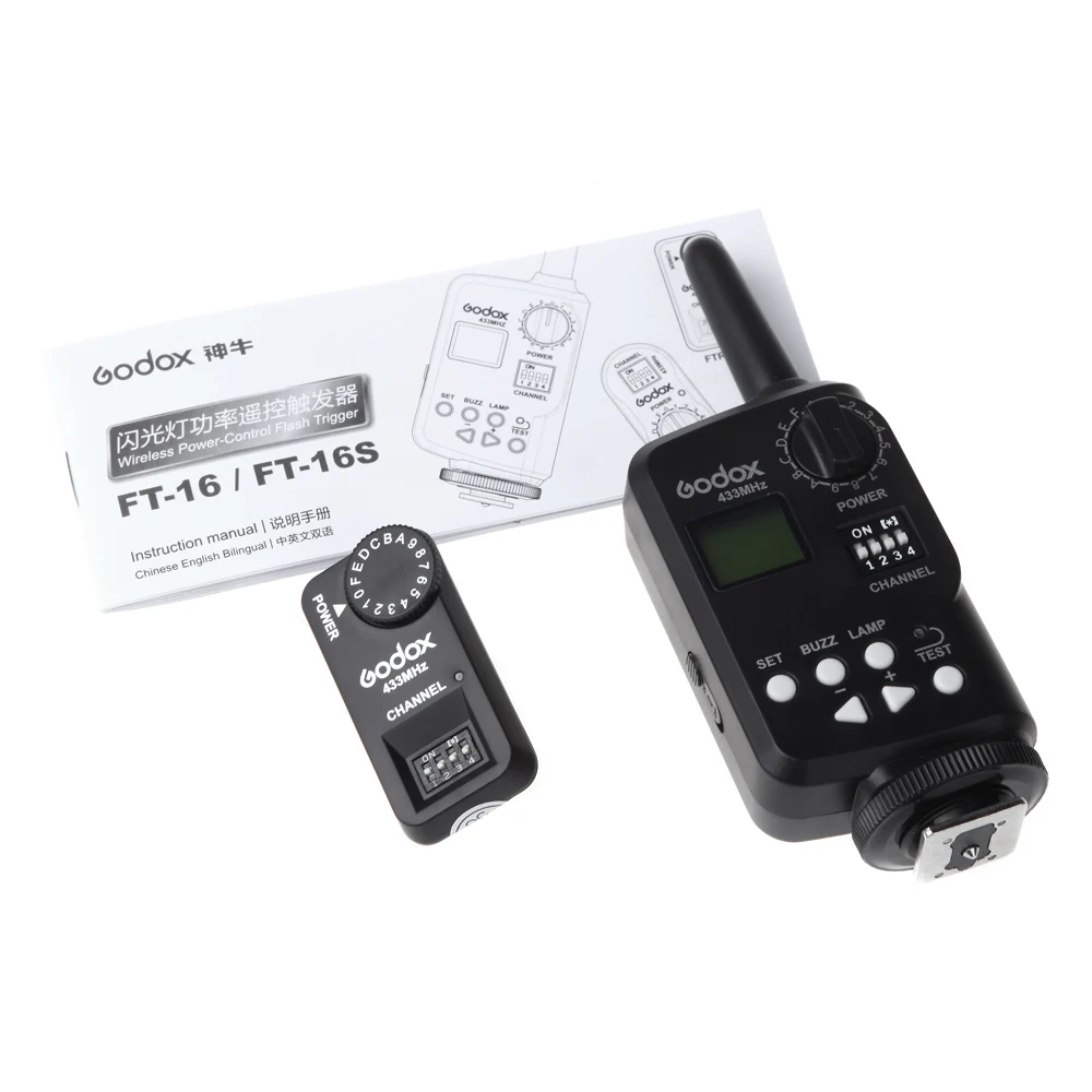 Godox FT-16S Flash Trigger беспроводной контроллер питания дистанционный триггер для Godox Ving V850 V860C Speedlite Flash