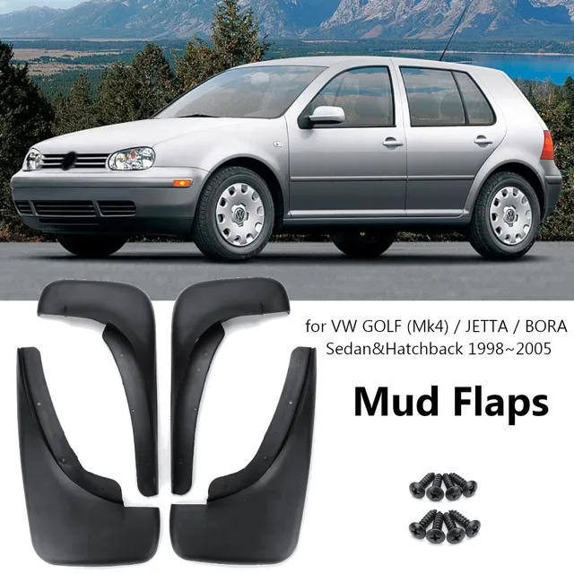 Buy Car Mud Flaps For VW Golf 4 Mk4 IV Bora Jetta 1998