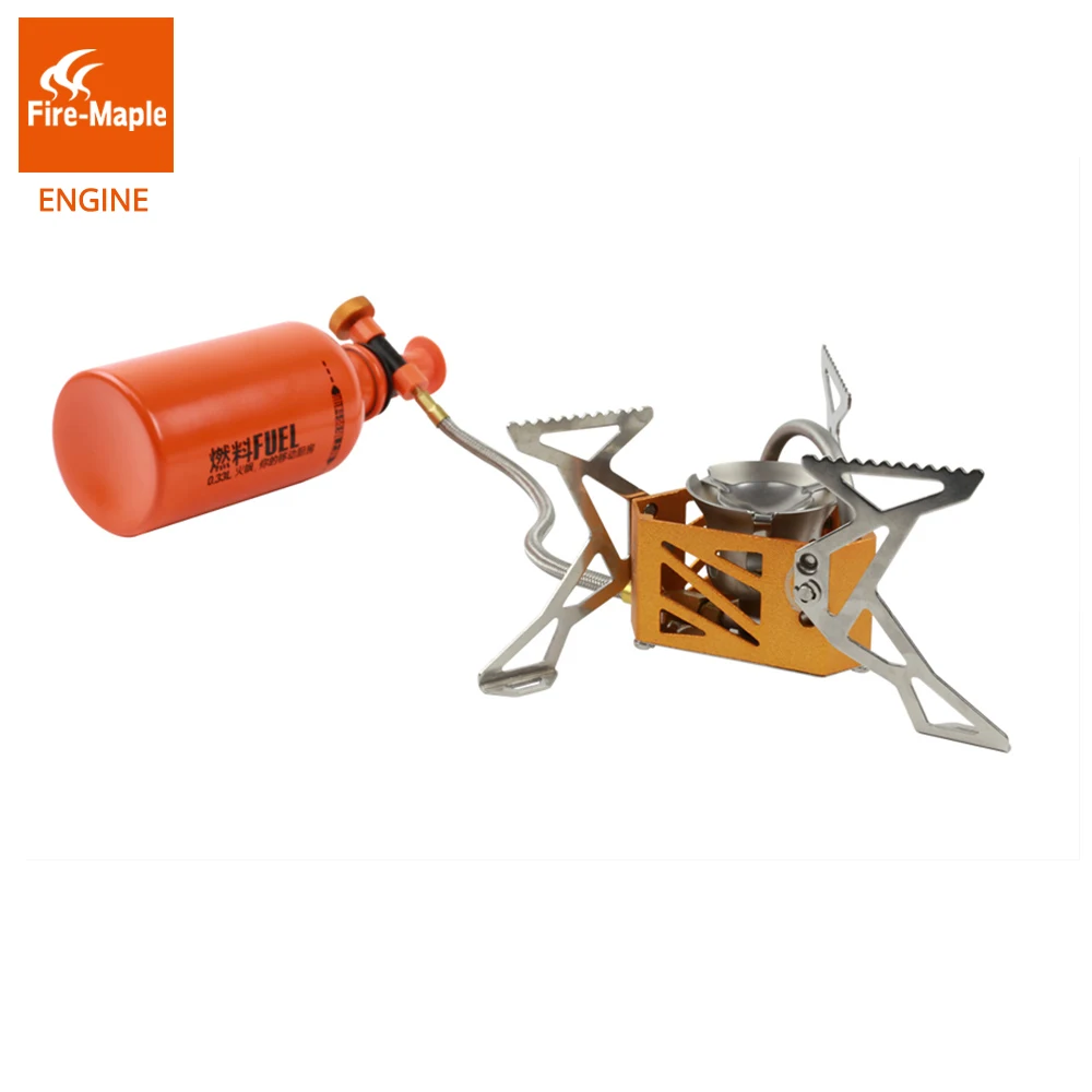 

Fire Maple Engine Light Weight Outdoor BBQ Picnic Camping Split Oil Petrol Fuel Stove with 0.5L Fuel Bottle 3275W 321g FMS-F3