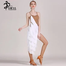 2017 NEW Modern Waltz Tango Latin Ballroom Competition Dance Fringe Dress