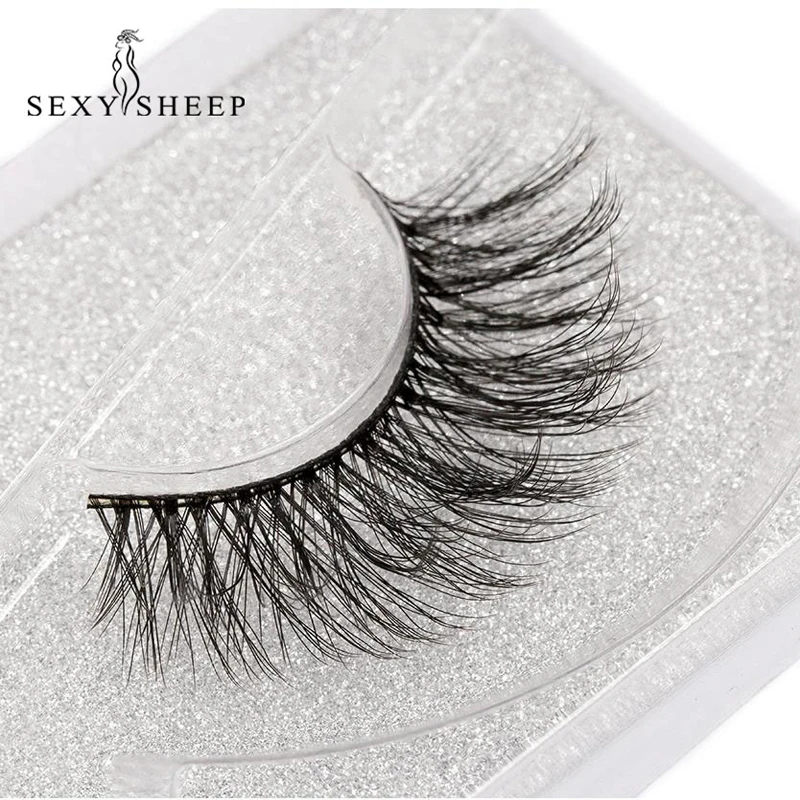 

New 1 pair Mink Lashes 3D Mink False Eyelashes Long Lasting Lashes Natural Lightweight Mink Eyelashes Glitter Packaging