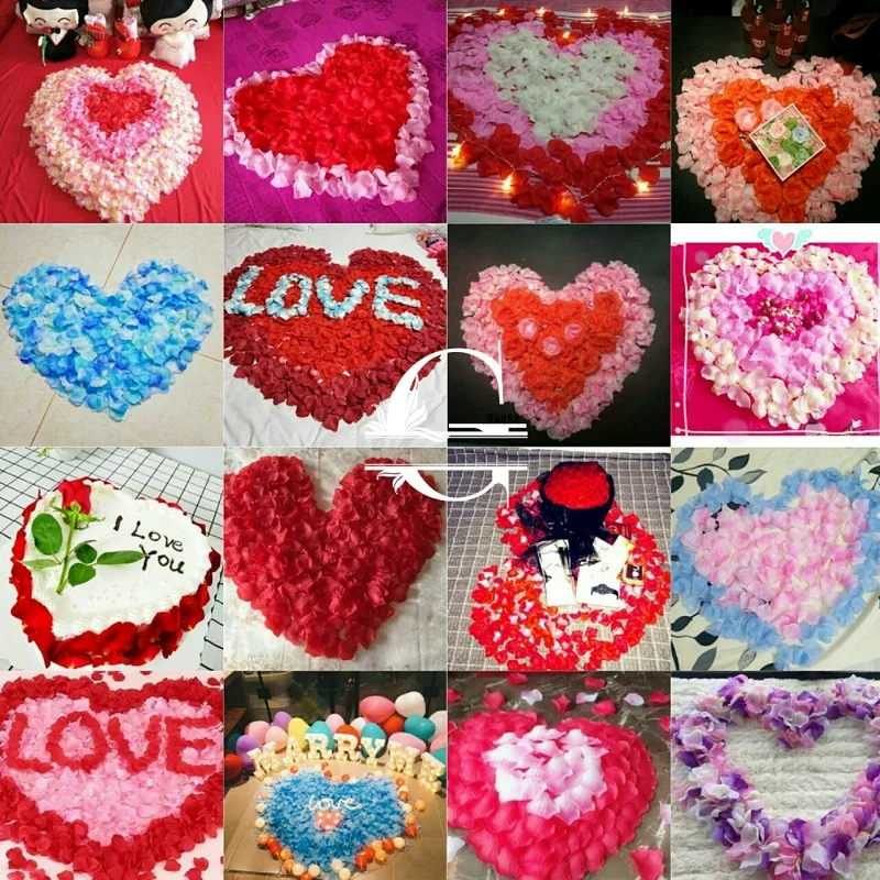 Buy 1000 Rose Petal Wedding Decoration Artificial