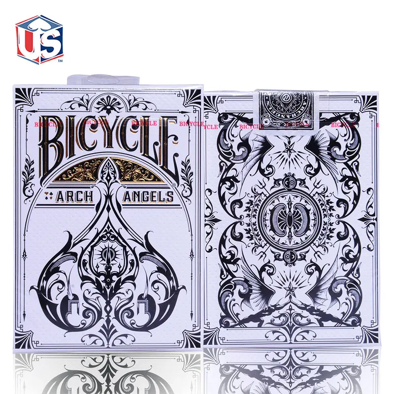 Koop Goochelaar favoriete aartsengelen deck bicycle speelkaarten poker theorie 11 limited edition goocheltrucs gift collectie poker