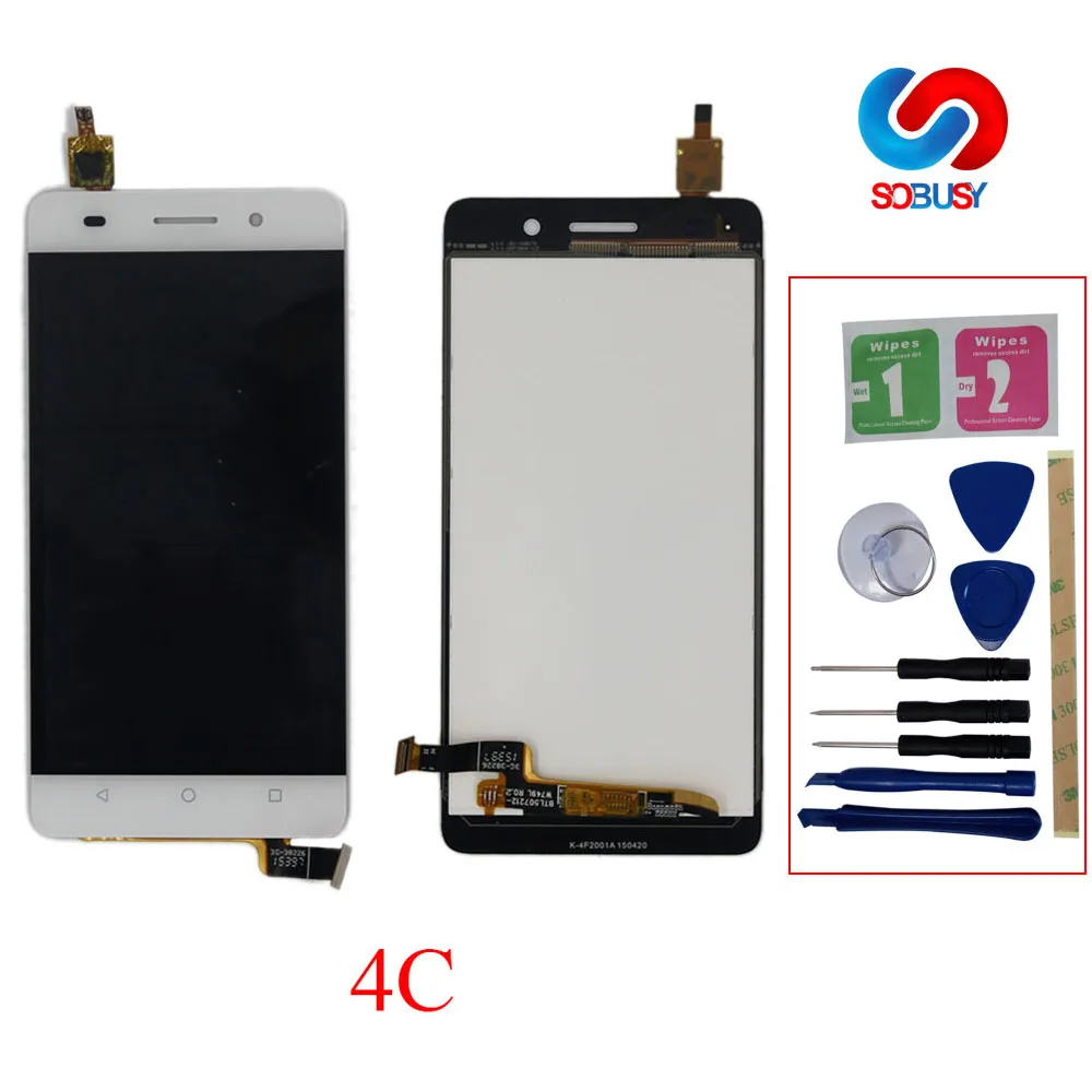 Новый ЖК-дисплей для Huawei Honor 4C сенсорный экран Ecran Tela в сборе запасные части +