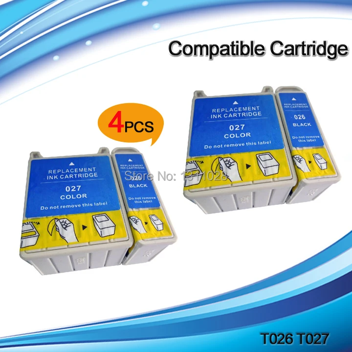 Картриджи чернильные T026/T027 для Stylus C50 Photo 810/820/830/830U/925/935 2 4 шт. | Компьютеры и офис