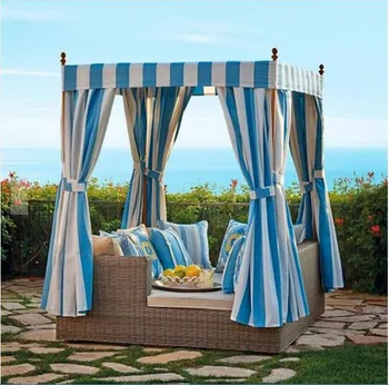 

New arrival garden patio wicker outdoor lounger chair rattan modern