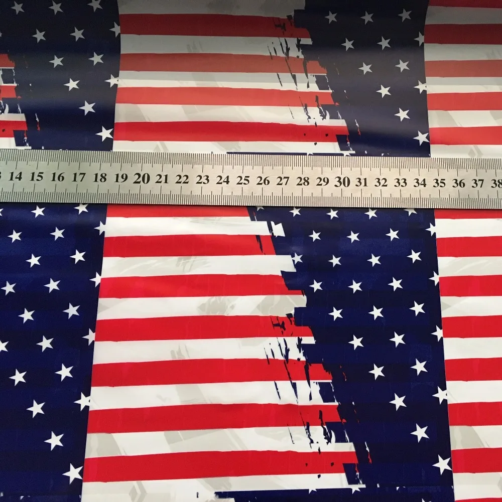HFJ0256 50cm Wide American US Flag Water Transfer Printing Film Aqua hfj0256-50cm-wide-american-us-flag-water-transfer-printing-film-aqua