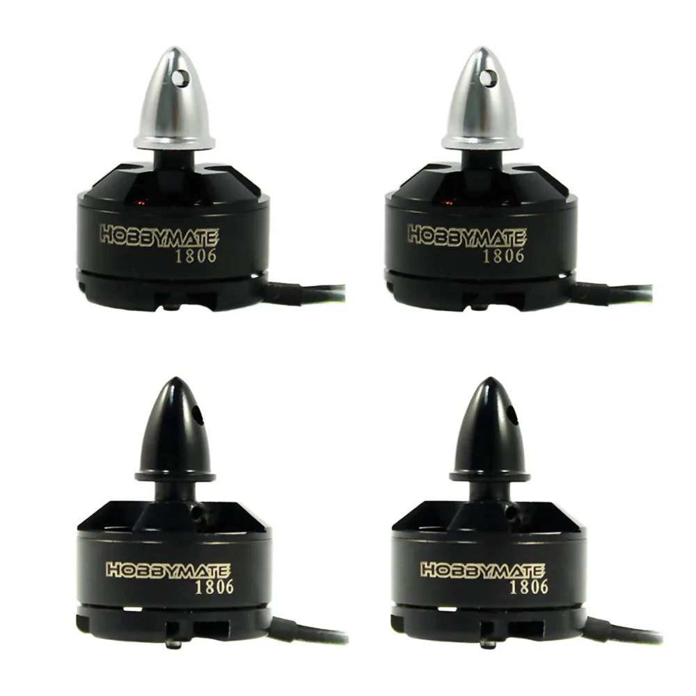HOBBYMATE 2 Pairs 1806 2250KV CW CCW Brushless Motor for Mini 180, 210
