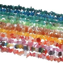 5-8 мм Натуральный Камень Неправильной Формы чипа свободной формы бисера тигровый глаз аметисты Агаты лазурит для самостоятельного изготовления ювелирных изделий ожерелье