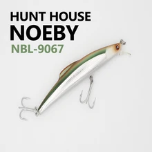 Noeby 1 Pcs 16/14cm 60/32g minnow Bait Fishing Lures With VMC Hooks Minnow Bass Fishing Lures Artificial Bait Hunt house