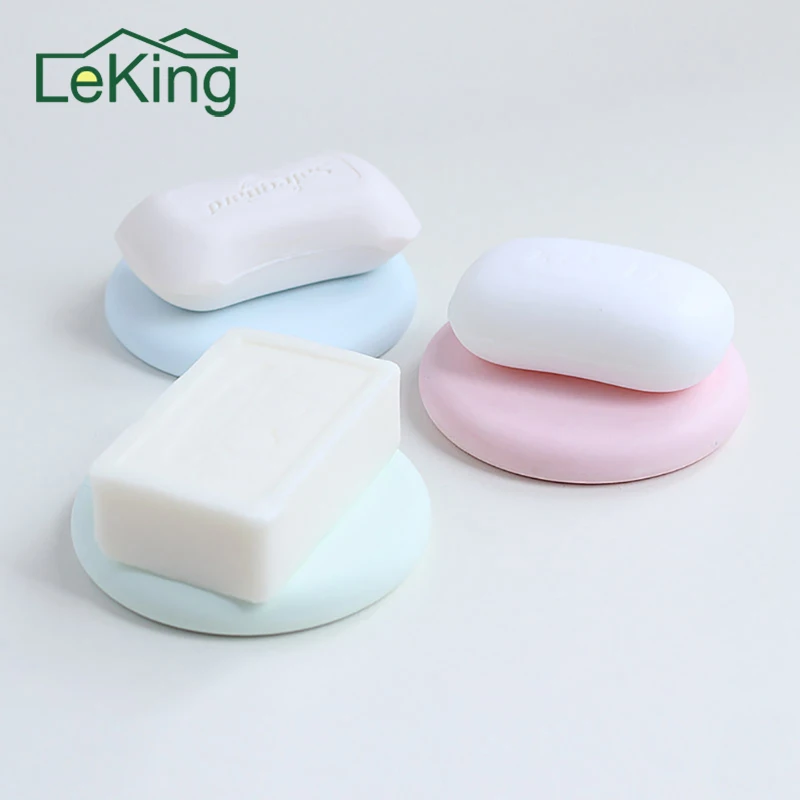 

Creative Soap Dish Natural Diatomite Soap Holder Candy Colors Pure Shower Tray Draining Rack Soap Box Bathroom Accessories