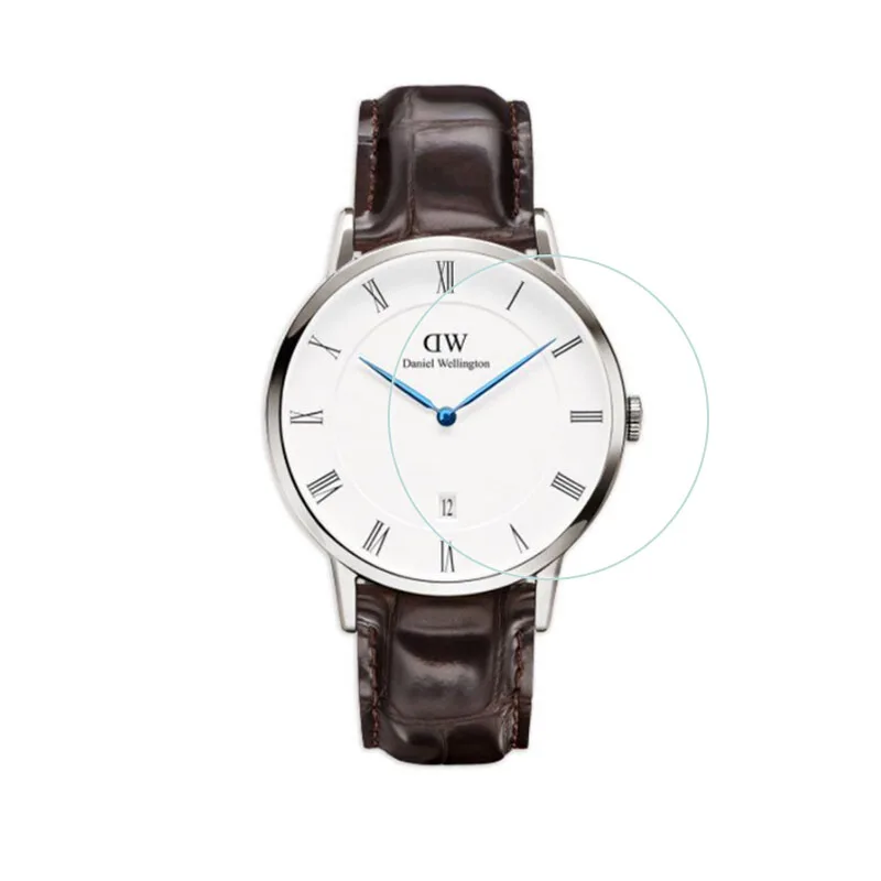 2 шт закаленное стекло для часов Daniel Wellington 2.5D Премиум Защитная пленка для DW Watch 40 мм 38 мм 36 мм 34 мм Защитная пленка для экрана