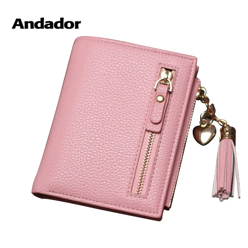 Women Wallets Leather Female For Cards Zipper Wallet Short Coin Credit 