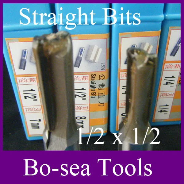 

10 pieces/lot High quality Straight Bit 1/2"*1/2"Tungsten Carbide 2 Flutes ,Free shipping1/2*1/2-CM
