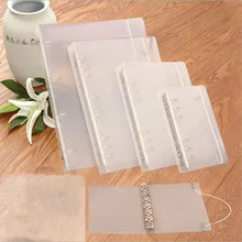 1 шт./компл. матовый полупрозрачный, полипропилен с отрывными листами спираль связующего A5 A6 A7