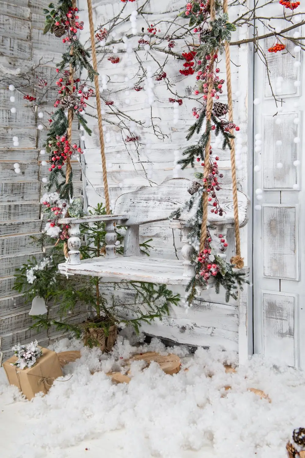 

christmas Photography photocall Photo Booth candy bar background for photo session XT6924