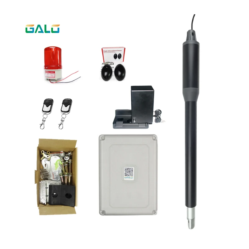 

Aluminum Single Automatic Swing Gate Opener Kits with Waterproof swing gate electrical lock deadbolt optional for Swing Gates