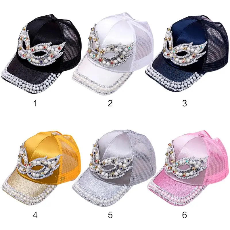 embellished baseball cap