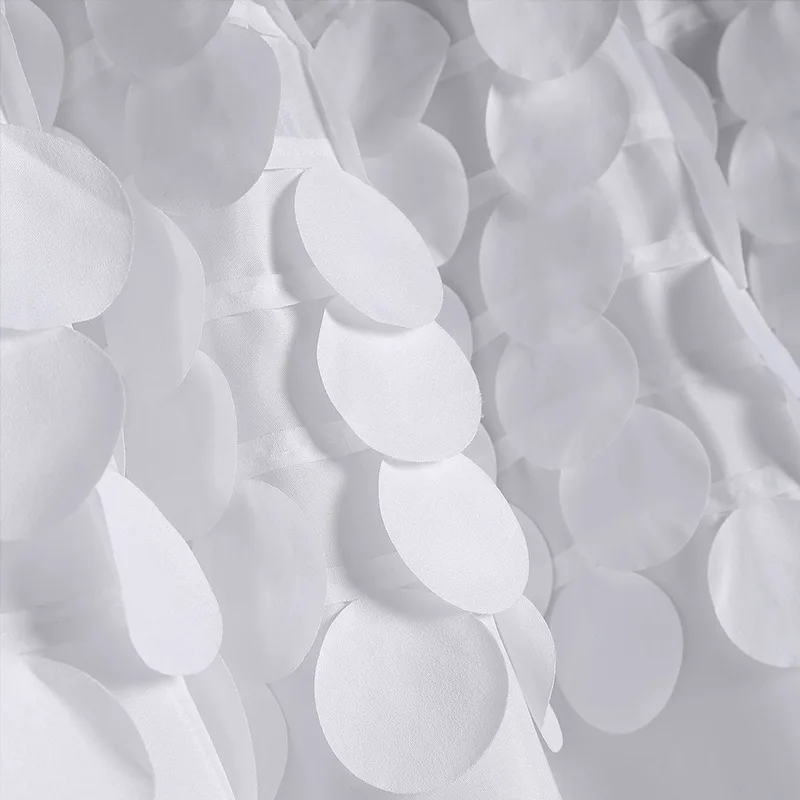 SunnyRain 1 шт. современный дизайн белая занавеска для душа большой размер занавеска для душа s водостойкая занавеска для ванной 180x180 см