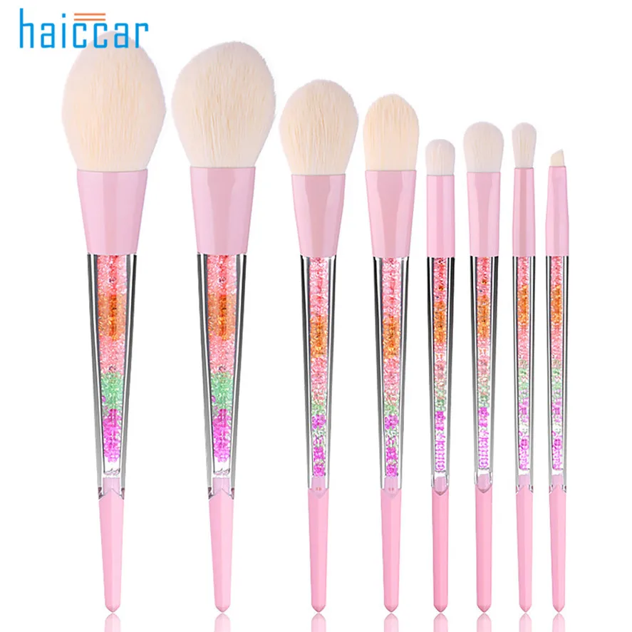 

Pretty 8PCS Makeup Brush HAICAR Pro High Quality Make Up Foundation Eyebrow Eyeliner Blush Cosmetic Concealer Brushes Tools