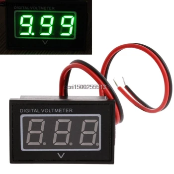 

Waterproof Battery Meter DC 2.7-30V Auto Car Gauge Digital Voltmeter LED Green