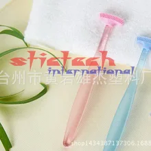 Ems или dhl 200 шт свежее дыхание язык скребок щетка для очистки языка зубы, язык очистки скребок щетка Оральный