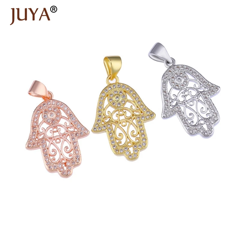 Подвески hamsa рука кулоны Фатима бриллиантовые браслеты ожерелья подвески для