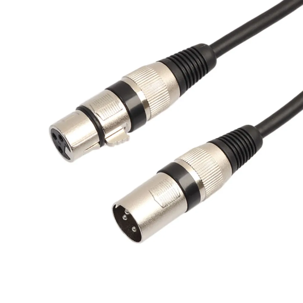 5m/10m/15/20m 3 Pin XLR Microphone Audio Cable Male to Female Audio Extension Cord Wire Black XLR Extension Cable