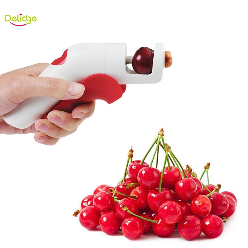

Delidge 1 pc Creative Cherries Pitters Plastic Fruits Tools Fast Remove Cherry Seed Removers Enucleate Keep Complete