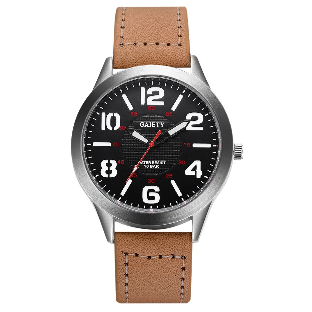 Часы для мужчин модные повседневные наручные часы армейские часы мужские деловые мужские Кварцевые аналоговые наручные часы Полный