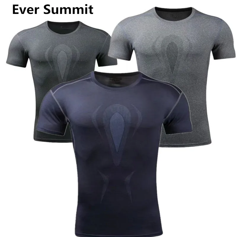 Тонкие футболки футбольные майки Ever Summit S20170403 тренировочные наборы эластичность Футбольная экипировка фитнес ropa de futbol настроить