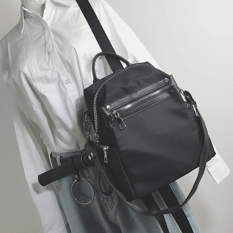 2018 Mochilas de nailon resistentes al agua sólidas para mujer mochila escolar mochila para niñas bolsa de viaje de moda Bolsas Mochilas saco A Dos B 2018 Mochilas de nailon resistentes al agua sólidas para mujer mochila escolar mochila para niñas bolsa de viaje de moda Bolsas Mochilas saco A Dos B