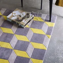 Новое поступление акриловые абстрактные коврики с геометрическими узорами и ковер для ванной ковер на пол/в гостиную