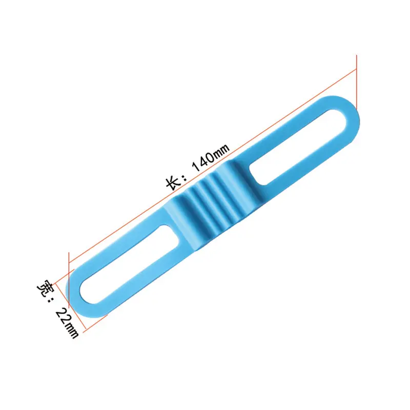 4 шт./упак. силиконовый ремешок велосипед передний свет держатель руль велосипеда фиксации галстук Bycicle крепеж для фонарика держатель динамика
