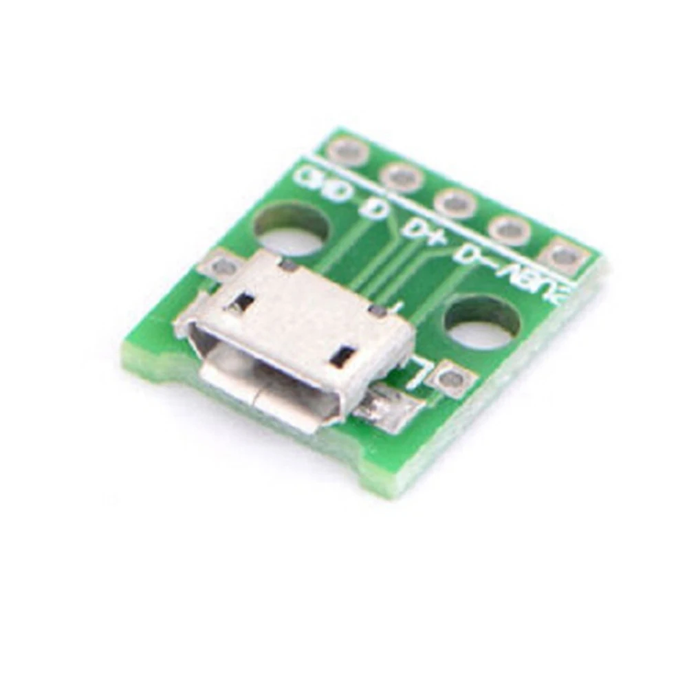 5 шт./лот B Тип PCB конвертер мини USB DIP адаптер 5pin гнездовой разъем лучшая