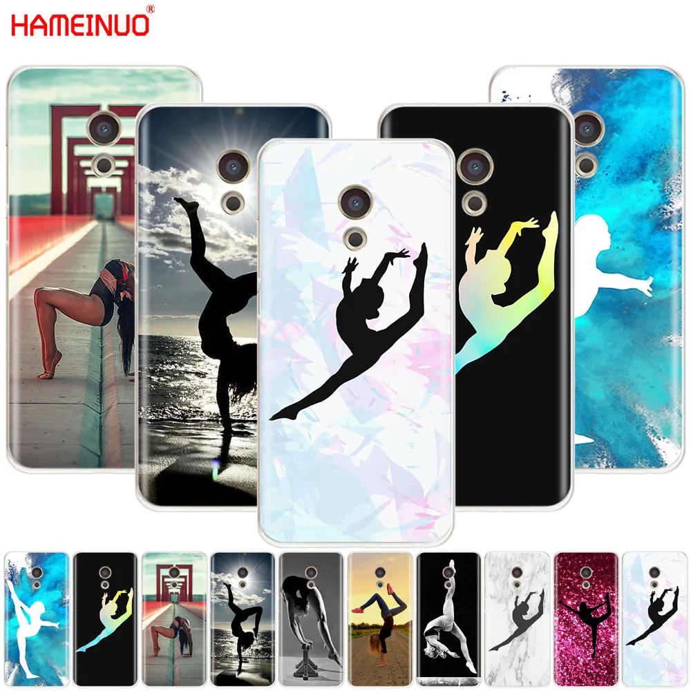 

HAMEINUO gymnastics silhouette Cover phone Case for Meizu M6 M5 M5S M2 M3 M3S MX4 MX5 MX6 PRO 6 5 U10 U20 note plus