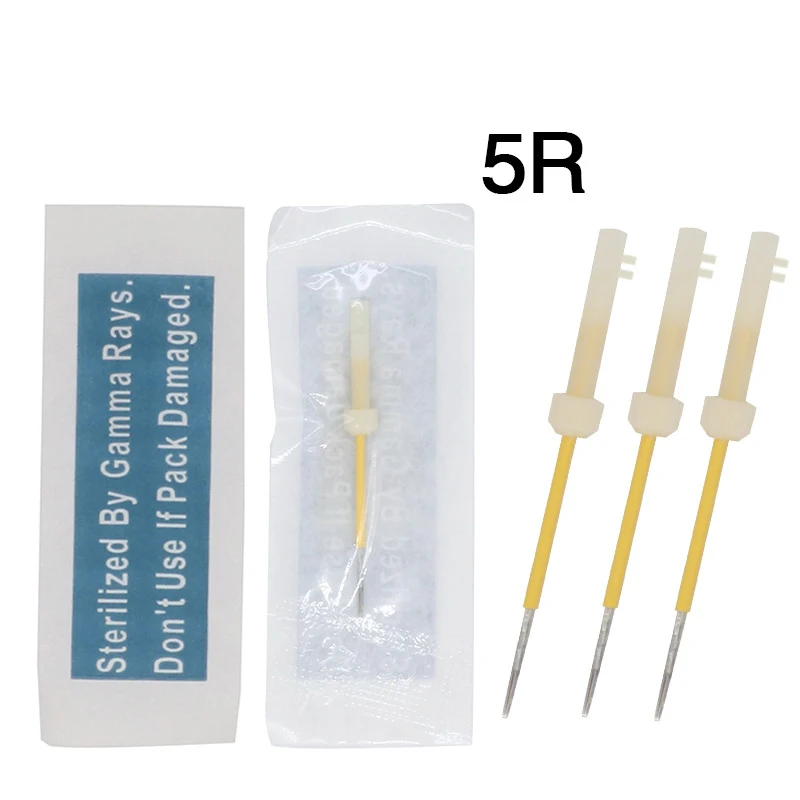 50 шт 1R/2R/3R/5R/7R/3F/4F гигантские солнца G 8650 ИГЛЫ Перманентный макияж иглы для