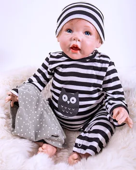

20" new arrival Silicone Lifelike Bonecas Baby Reborn realistic magnetic pacifier bonecas bebe reborn de silicone doll